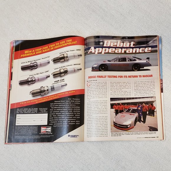 Hot Rodding Force Fed! September 2000 Volume 40 No 9 Vinatge Magazine - Picture 5 of 13
